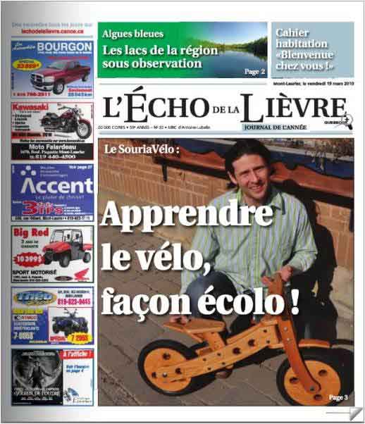 Photo du journal Echo de la ièvre du mois de mars 2010